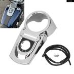 ショッピングハーレー 【並行輸入品】クローム燃料タンクダッシュ コンソール ハーレー ダイナ ストリート ファットボブ FXDF FXDB ワイド スーパーグライド FXDWG FXD ローライダ