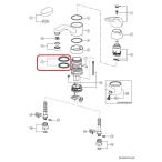 A-10666 LIXIL вентиль детали SF-HB420SYX детали X комплект уплотнителей (2 штук ).. пачка .. доставка 