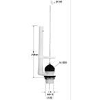 LIXIL(INAX) 密結洗落しロータンク用フロート弁（防露用） DTF-810C
