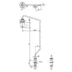 LIXIL INAX вентиль детали рычаг тип вентиль часть LF-75L