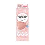 (あわせ買い1999円以上で送料お得)興和 三次元 ダイヤモンド マスク フリーサイズ ピンクベージュ 20枚入