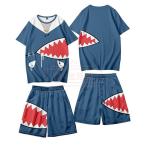 ホロライブ hololive がうる・ぐら   Gawr Gura  コスプレ 衣装  子供 大人用 春夏 半袖 Tシャツ 日常服 ハロウィン 仮装 コスチューム アニメ 通気 吸汗 速乾
