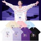 BTS(防弾少年団) JIN韓流グッズ 半袖Tシャツ 春夏 コート 男女 周辺 応援服 打歌服 通気 吸汗