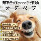 腎不全の子のための手作り食 オーダーページ 受注製造 ※初めてご購入の方には「与え方」の用紙を同封しています