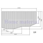 ショッピングお風呂 お風呂のふた TOCLAS トクラス (旧ヤマハ） 52R （ 品番 ） BFPFTAA090A0 (品番変更 GB10010696) 巻きフタ 風呂ふた 巻きふた