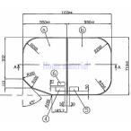 ショッピングエルゴ お風呂のふた トクラス (旧ヤマハ） エルゴ バスタブ 断熱合せフタ 2分割合わせ 風呂フタ ビュート 0.75坪 （1216サイズ）専用 入り口方向 L/CL FFDBAW2XA