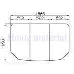 お風呂のふた パナソニック （松下電工 ナショナル） 組みふた 風呂ふた 1623 1621 マウント浴槽（ワイド)標準 組みフタ：GKJ84W1DR13Z