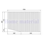 お風呂のふた パナソニック （松下電工 ナショナル） 風呂ふた 巻きふた 品名：SWB1116B風呂蓋SGL-RL GYB321000302 (後継品 GYB321000061 )