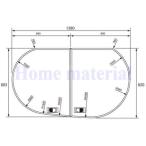お風呂のふた パナソニック （松下電工 ナショナル） 組みふた 風呂ふた 16タマゴＬ薄型断熱風呂フタ（Ｌ勝手用）品番：GKU74KF8T2LS