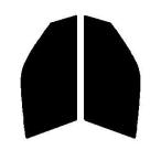 スパッタシルバー　運転席・助手席　トヨタ　ハイエースバン　200 カット済みカーフィルム　ハードコート　代引き注文不可