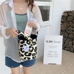 トートバッグ 帆布 ヒョウ柄 レディース メンズ おしゃれ 20代 キャンバス 大きめ ブランド かわいい 軽量 ランチバッグ 巾着袋