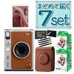  Fuji Film Cheki instax mini Evo Brown hybrid instant camera total 7 point set 
