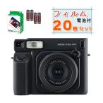  Fuji Film камера мгновенной печати Cheki WIDE instax WIDE 400 черный ( плёнка 20 листов & батарейка комплект )