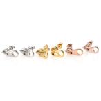 Yahoo! Yahoo!ショッピング(ヤフー ショッピング)ピアス サージカルステンレス ジッパー ピアス 1ペア レディース 両耳用