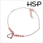  ножной браслет 316L хирургический нержавеющая сталь розовое золото Heart & мяч очарование 