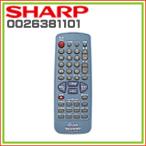 シャープ　テレビデオ用　リモコン