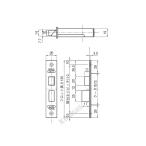 GOAL　アンティック錠CT用　錠ケースのみ　CT-U60　BS60mm【店頭受取可】【お取り寄せ２~３日】