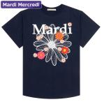マルディメクルディ MARDI MERCREDI アパレル Tシャツ NAVY WHITE 半袖 TSHIRT FLOWERMARDI BLOSSOM 韓国 ファッション