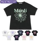マルディメクルディ Mardi Mercredi Tシャツ SLIM TSHIRT FLOWERMARDI 半袖 レディース 韓国 ファッション アパレル