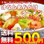 ポイント消化　会員価格500円　あんかけ汁なしラーメン　2人前セット　皿うどん風　たっぷり餡かけスープ　魚介エキス　メール便　お試しグルメギフト