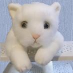 シロネコ L 童心 日本製 リアルシリーズ ぬいぐるみ 猫 白猫