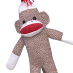 ソックモンキー Sock Monkey ぬいぐるみ 靴下のお猿さん 大きめサイズ 37cm クラシック トラディショナル ベビー/キッズ/子供/男の子/女の子