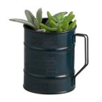  жестяная пластина pot модный кружка type pot шероховатость ru* кружка pot (S размер ) темно-синий 