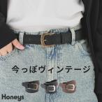  ремень кожзаменитель Vintage Like простой стильный талия Mark ga- Lee всесезонный чёрный женский Honeys мед z Vintage ремень 