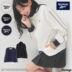 ショッピングレディ 夏 トップス スウェット 長袖 トラックジャケット ジャージ Reebok ロゴ刺繍 おしゃれ レディ Honeys ハニーズ リーボック／ジャケット