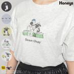 トップス Tシャツ カットソー 綿100％ イラストプリント ロゴ 可愛い キャラクター レディース 夏 Honeys ハニーズ ひつじのショーン／半袖Ｔ