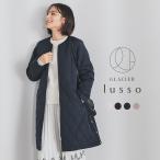 ショッピングアウター アウター コート ロングコート はっ水 再生ポリエステル ノーカラー 裏地付き 中綿 ダイヤキルト柄 フェミニン レディース Honeys ハニーズ キルティングコート