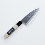 美貴久 小出刃包丁 片刃 120mm 白紙2号 鋼付 槌目仕上げ 日本製