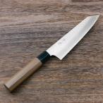 ショッピング包丁 清兼 文化包丁 両刃 165mm V金10号 三層鋼 槌目仕上げ 八角クルミ柄