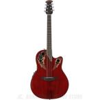 Ovation Celebrity Elite Super Shallow  CE48-RR (Ruby Red) (エレアコ) 【高性能ケーブルプレゼント！】
