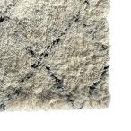 HAZY LATTICE WOOL RUG HAND WEAVE BK / ハジー ラティス ウール ラグ ハンドウィーブ　ブラック　ダルトン (S：0240)