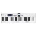 Arturia / KeyLab Essential 61 MK3 / WHITE / арка . задний / MIDI клавиатура / боковой park магазин наличие товар 