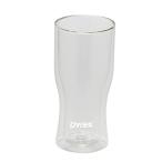 ショッピングパイレックス パイレックス 　PYREX　耐熱ダブルウォールビアグラス　容量：420ml　＊ロゴ入り