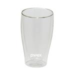 ショッピングパイレックス パイレックス 　PYREX　耐熱ダブルウォールタンブラー　容量：410ml　＊ロゴ入り
