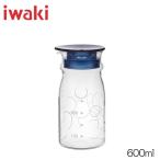 ｉｗａｋｉ　イワキ　クールサーバー ６００ｍｌ　※箱なし　耐熱ガラス製！好みの飲み物を入れて冷たく保存！熱湯もＯＫです♪