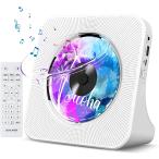 [5 раз ] марафон SALE CD плеер портативный Bluetooth. отправка настольный класть тип CD магнитола многофункциональный пыленепроницаемый прозрачный с чехлом LED дисплей с дистанционным пультом PSE засвидетельствование завершено 