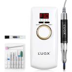 L'UGX электрический ногти механизм 30000RPM Pro ногти дрель полировка коготь полировальный ногти машина дом салон для низкий шум низкий колебание 8 шт. bit ( белый )