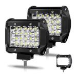  рабочее освещение LED рабочее освещение 72W[2 шт. комплект ] deck light 12v/24v двоякое применение водонепроницаемый пыленепроницаемый .. шина лампа позиционные огни сборник рыба лампа фары ночь рыбалка судно строительство разнообразные работа машина соответствует 