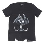 (L) 2PAC TUPAC MIDDLE FINGER Tシャツ 新品 　オフィシャル  【メール便可】 [9016079]