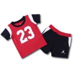 BT543 ベビー Jordan ジョーダン Tシャツ&パンツ セットアップ 赤黒白