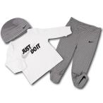 ベビー ナイキ ロングスリーブTシャツ 3点セット Nike Infant Set Baby ベビー服 赤ちゃん セットアップ　白灰黒 BY520