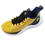 キッズ ジュニア Under Armour Curry 10 Flow GS アンダーアーマー ステフィン・カリー バスケットシューズ 箱なし 黄色系 KS117