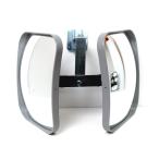  гараж зеркало 2 поверхность зеркало модель для бытового использования серый прямоугольник 240×190mm установка металлические принадлежности имеется стеклянный зеркало парковка гараж twin для бытового использования машина b зеркало предотвращение преступления меры наружный сделано в Японии yh107