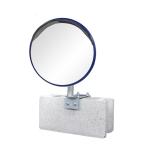 ガレージミラー ガレージ ミラー 防犯ミラー 屋外 簡単設置 日本製 丸型 30cm クランプ挟み込み 取付金具付き ステンレス yh553