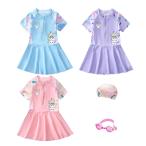 3点セット ちいかわ 水着 ハチワレ うさぎ 子供水着 子供用 子供泳 速乾 プール ストレッチ 子供 ガールズ 小学生水泳 海水浴 温泉