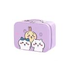 ちいかわ ハチワレ うさぎ 化粧箱 化粧ポーチ メイクボックス メイク箱 トートバッグ 携帯用 旅行 出張 レザー 持ち運び アニメーション 多機能 軽量 収納 防水